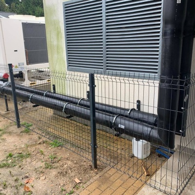 Előszigetelt csővezeték hálózat